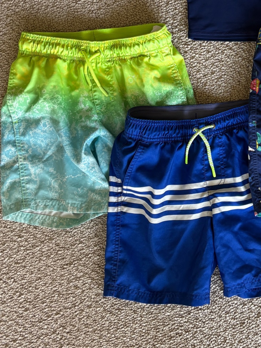 Two Cat and Jack boys swim trunks size 8